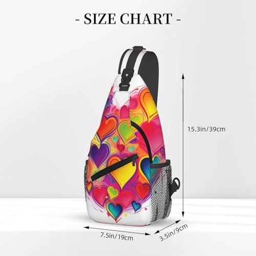 Bolso cruzado tipo sling para hombre y mujer negro miniatura 3
