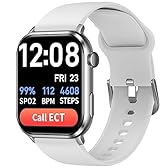 COCO Emergency Alert Smartwatch for Seniors – Fall Detection, SOS Call, Heart Rate & SpO2 Monitor, Medication Reminder, Bluetooth Calling, Caregiver App, BT2-X (2026) (Silver)