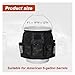 UHANBUT 5 Gallon Bucket Tool Organizer Bag, Multi-Purpose Car Bucket Wash Tool with Mesh Storage Pockets, Universal Vehicle Cleaning Supplies Accessories for Home, Gardening, Fishing
