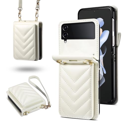 Étui mince Galaxy Z Flip 3 anti-chute avec porte-carte pour alléger vos poches