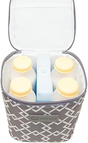 Sarah Wells Cold Gold Breastmilk Cooler with Ice Pack