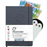 Undated Daily Planner by Penguin Planner for Productivity, Gratitude, Time Management, Self-care