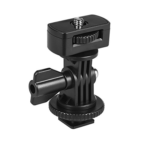TOPTOO Universell einstellbar Kalter Hot Shoe Mount Adapter mit 1/4" Schraube für und andere Marken LED-Licht Videomonitor Cover