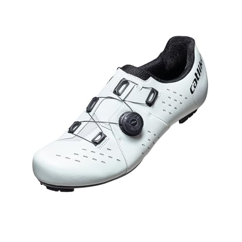 Catlike 7200900010 Whisper R2 Zapatillas De Ciclismo De Carretera para Adultos, Ligeras, Suela Compuesta Rígida, Microfibra, Transpirables, Ajuste Aerodinámico, Cierre Moz, Talla 47, Mate Iridiscente