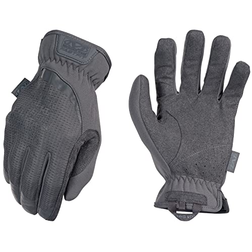 [メカニクスウェア] ファストフィット ウルフグレー L FFTAB-88-010 タッチスクリーン対応 EN388:2121 洗濯可 【日本正規品】