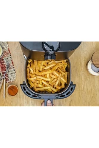 TEFAL EY130815 FRITEUSE SANS HUILE ÉLECTRIQUE TECHNOLOGIE AIR CHAUD CAPACITÉ 3 5 COMPACTE CUISSON SAINE ET CROUSTILLANTE - vue 9