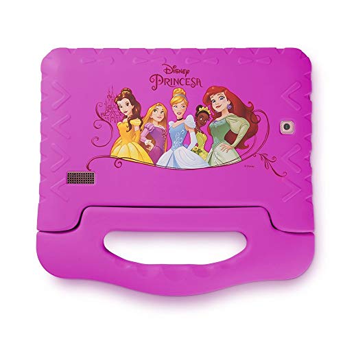 Tablet Multilaser Disney Princesas Plus 16GB Tela 7 Pol. Quad Core Dual Câmera Rosa- NB308