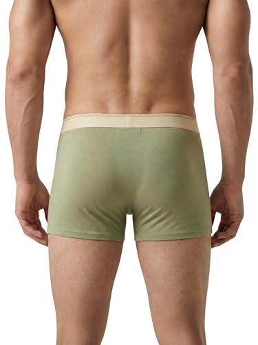 Image of CK INNERWEAR Men's Modal Cotton Stretch Trunks | Ultra-Soft Breathable Underwear with 4-Way Stretch, Anti-Odour & No Ride-Up Fit | Premium Waistband | Underwear for Men | Pack of 1 /2 /4 | S-XXL