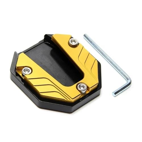 Béquille latérale pour Tiger900 : plaque de support élargie moto