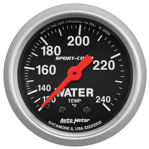 Image of Auto Meter 3333 Sport-Comp Mechanical Water Temperature Gauge