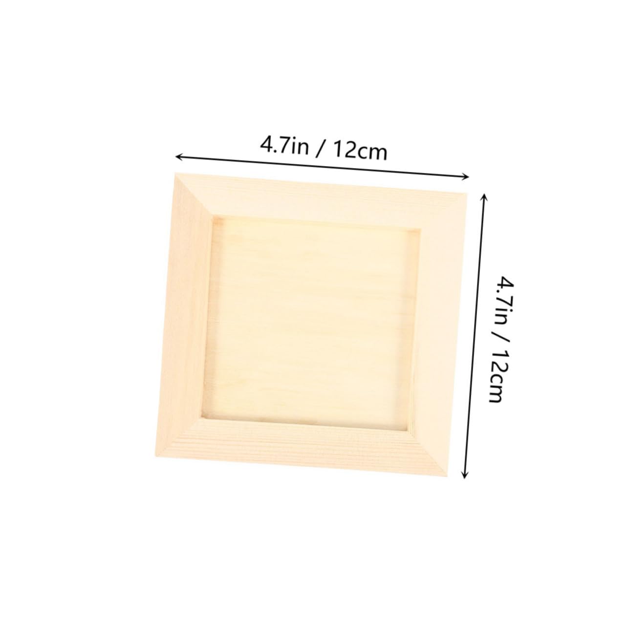 DOITOOL Clay Picture Frames for Boys and Girls 4pcs Pack 12x12cm Boys and Girls Art Frame Easy DIY Craft