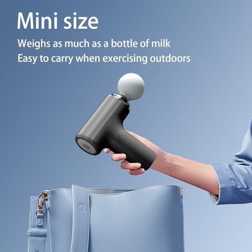 Image of Massager Machine for Pain Relief Mini Gun - Body, Neck, Shoulders, Back, Arms & Feet Massager- 6 Speed Settings -7 Type-C Charging for Muscle Pain Relief Recovery GT31