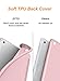 DTTO for iPad 6th Generation Case 9.7 Inch 2018, Smart Slim Lightweight Stand with Soft TPU Back Cover for iPad 5th Generation 9.7