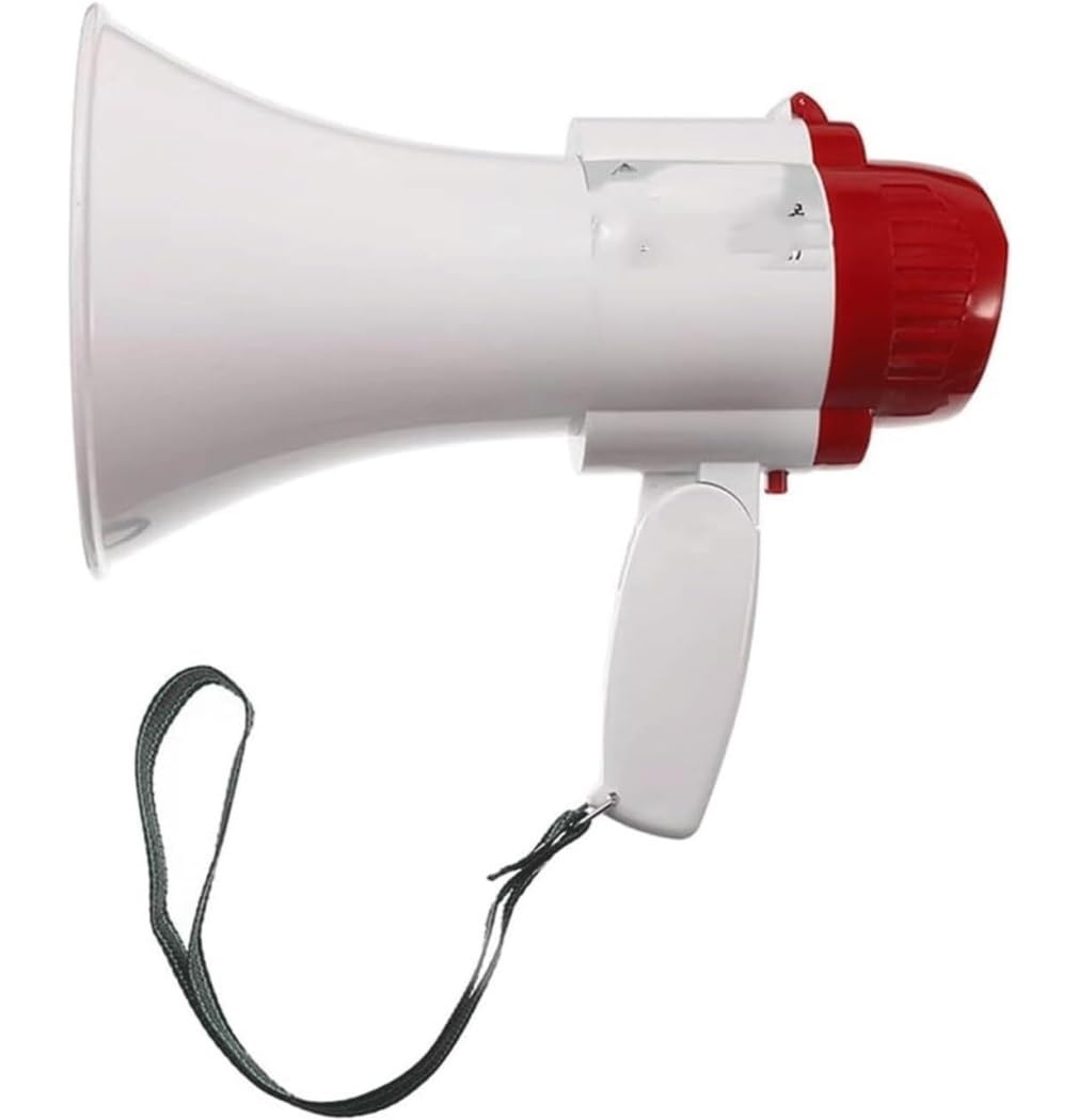 haut-parleur mégaphone Haut-parleur mégaphone Bullhorn main mégaphone enregistrement haut-parleur mégaphone musique intégrée activités de plein air arbitre haut-parleur mégaphone portable haut-parleur