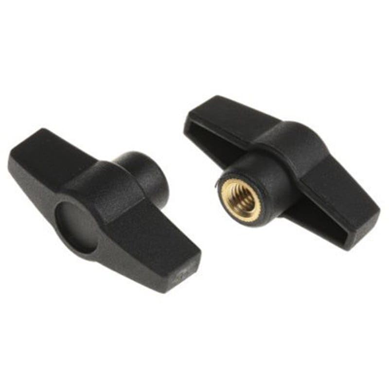 Impact Resistant Female Wing knob M8, Pack of 10, MFR: 161470