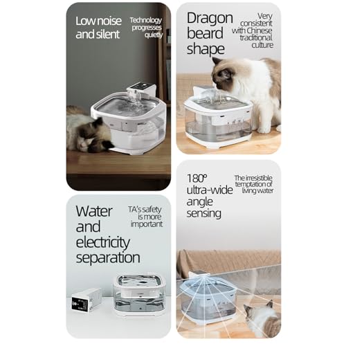 Fuente de Agua Recargable USB 4.5L para Mascotas miniatura 7