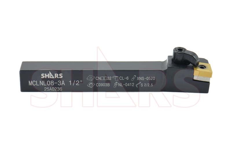 SHARS 1/2" LH MCLN Tri-Lock Indexable Tool Holder for CNMG Insert 404-1776 P]