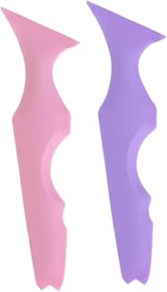 COOPHYA 2 Peças Régua De Beleza De Silicone Estênceis De Delineador Para Olhos Delineador Carimbo De Asa Estênceis De Lápis De Sobrancelha Estênceis De Delineador De Silicone Rímel Escudo