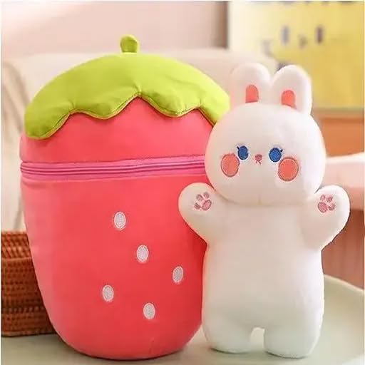 Rabbit Strawbery Ziper Bunny 