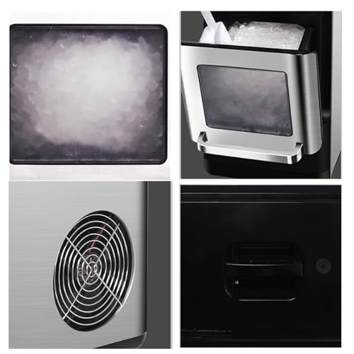 Máquina fabricadora de hielo compacta de acero inoxidable miniatura 3