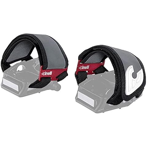 Cinelli Kink Toe Straps, Black and Fully Reflective, Universal Cover