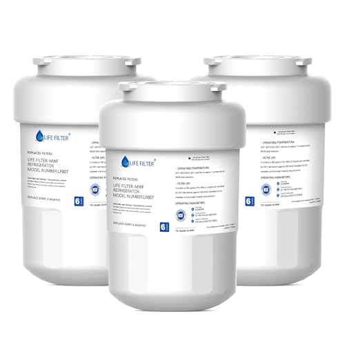 Lifefilter Replacement Refrigerator Water Filters (3 Pack)