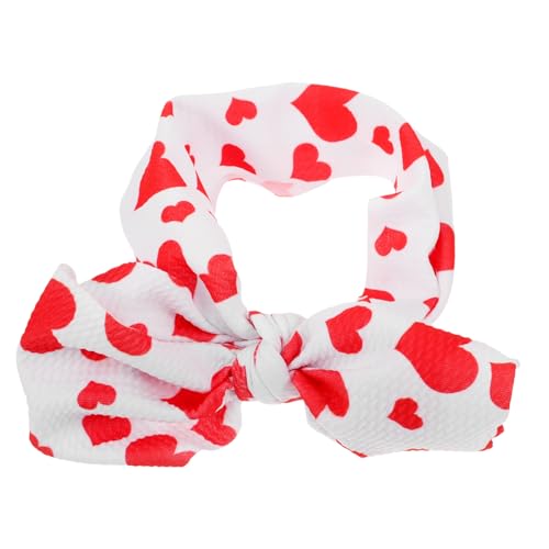 VICASKY Headband with Floral Bow Soft Fabric Headdress for Newborns and Comfortable and Flexible Hair Accessory for Holidays and Daily Wear