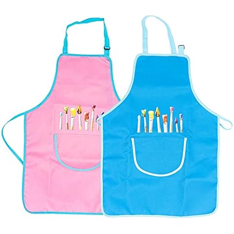 Delantales para Niños Impermeables con Bolsillo Cover