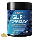Optiwav GLP-1 Probiotic Weight Loss Supplement - Women Men GLP1 Booster with Berberine - Natural GLP 1 Daily Oral Appetite Suppressant Hunger Control Metabolism Fat Burn & Gut Health Support