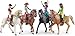 Schleich Horse Club - Complete 40PC Horse Club Rider Playset - Hannah, Sofia, Lisa and Sarah Poseable Rider Figures with Horses and Riding Accessories - Equestrian Toy Set for Kids Ages 5+ | 72221