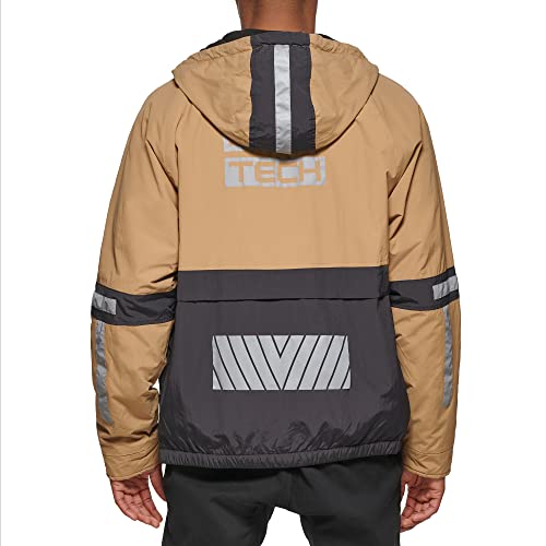 Image of DKNY mens Dkny Men's Taslan Performance Hoody With Reflective Detail