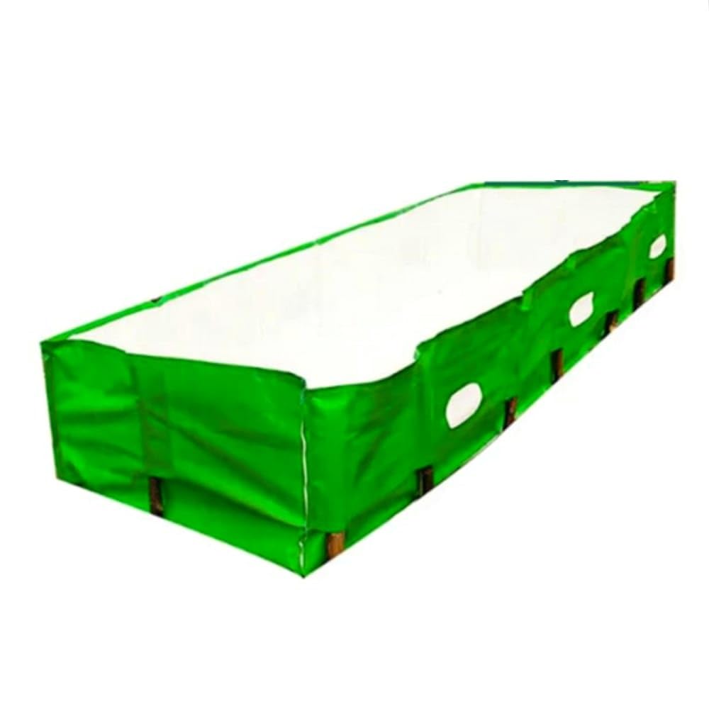 Real Trust Exim HDPE 370 GSM Vermi Compost Bed l (Green,White 12ftx4ftx2ft)-image-39