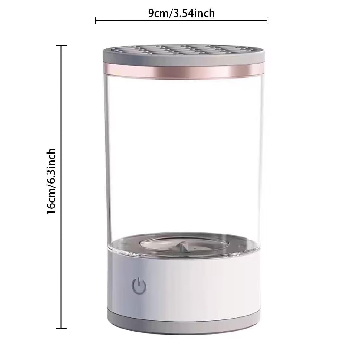 Brushly Pro Nettoyant for pinceaux cosmétiques, outils de nettoyage de pinceaux cosmétiques USB automatiques et portables, nettoyant for pinceaux de maquillage, nettoyant for pinceaux cosmétiques for