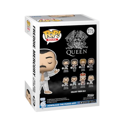 Funko Pop ! Rocks : Queen – Freddie Mercury – (I Was Born to Love You) – Figurine en Vinyle à Collectionner – Marchandise Officielle – Jouets pour Enfants et Adultes – Fans de Musique - Les Beatles, Paul McCartney, John Lennon, RIngo Starr, George Harrison Funko Pop ! Rocks : Queen - Freddie Mercury - (I Was Born to Love You) - Figurine en Vinyle à Collectionner - Marchandise Officielle - Jouets pour Enfants et Adultes - Fans de Musique – Image 4