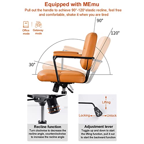 Chaise informatique fauteuil de bureau ergonomique executive réglable cuir - 3