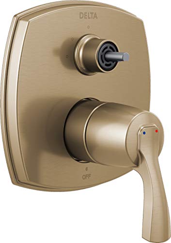 DELTA FAUCET T24876-CZLHP 14 Series Integrated Three Function Less Handle Shower Trim with Diverter, Champagne Bronze