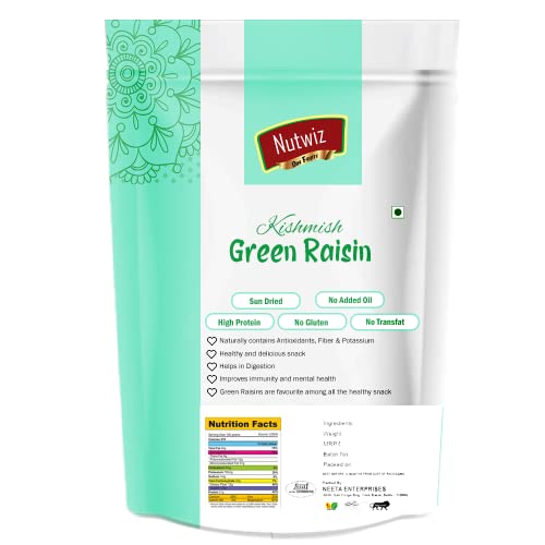 Image of Nutwiz Premium Raisins (Kandhari Raisins /Kishmish, 400G), Fresh