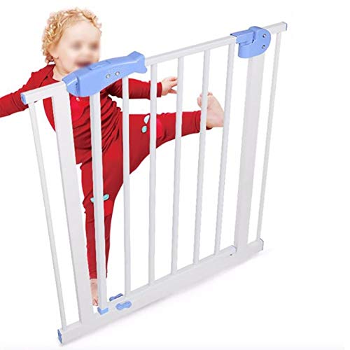 Barrière de sécurité métallique sous pression contre chutes escalier