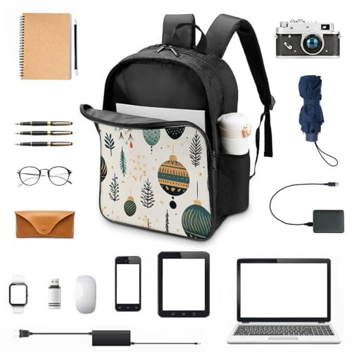 Mochila escolar 3D de Navidad con estuche y bolsa para regalar en el nuevo curso 4
