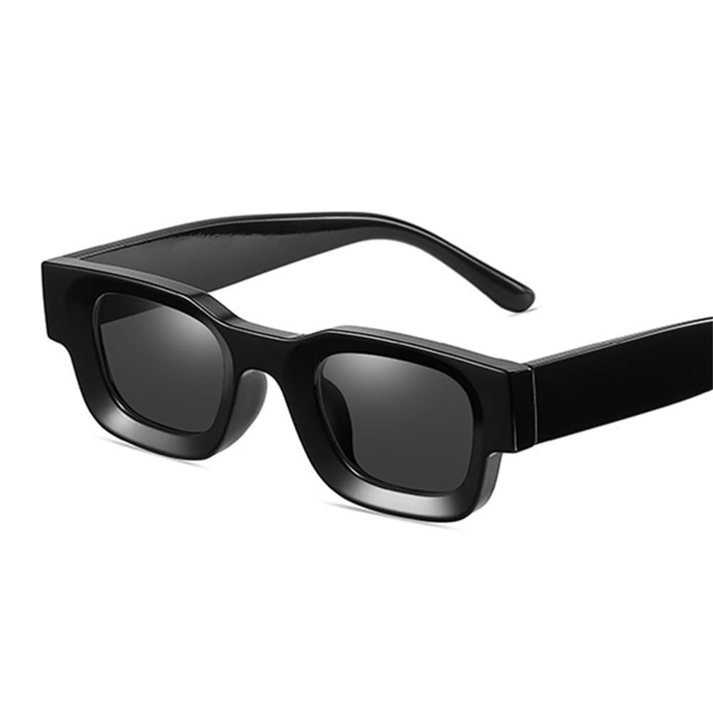 Occhiali da sole polarizzati quadrati piccoli di tendenza da donna, popolari, retrò, punk, da uomo, di tendenza, UV400