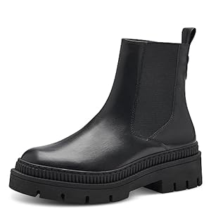MARCO TOZZI Damen Chelsea Boots Vegan zum Schlupfen