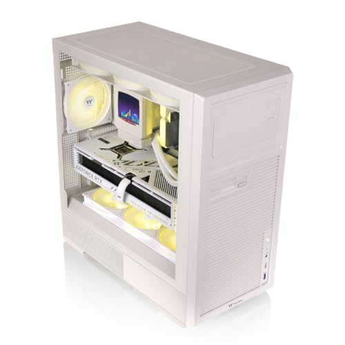 Image of Thermaltake Retro 360; Mid Tower; 2x120mm PWM Fans Included; ATX /mATX /mITX Support; Hidden Connector Support; 360mm Radiator; 400mm GPU Clearance; Rotatable PCIe Bracket; Grey /Biege; CA-11Q-00MQWN-00