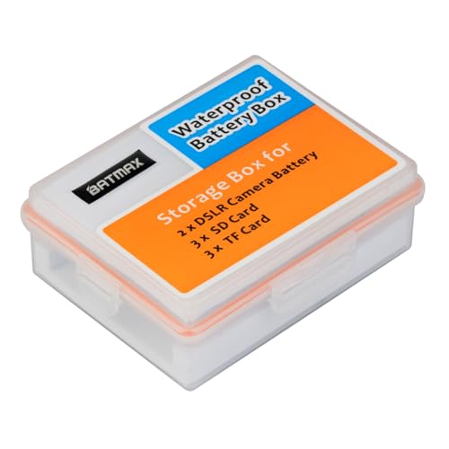 Batería EN-EL15A Batmax pack de 2 fundas compatibles con cámaras Nikon Z7II D7500 D810 Z5 D500 5
