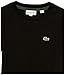 Lacoste Unisex Adult Short Sleeve Crew Neck Classic Cotton T-Shirt, Noir, 5T US