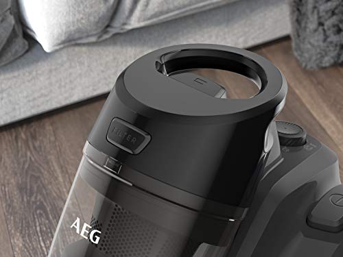 AEG LX5-2-4T Stofzuiger zonder zak (zakloos,750 w, met parketzuigmond, 1,8 l stofcontainer, Hygiene Filter, 7 meter actieradius, Grote XXL wielen, stofscheiding met 4 filterniveau) grijs - Image 7
