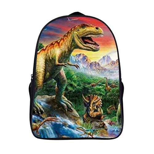 Sac à dos scolaire enfants avec motif dinosaure 3D grand confort pour la rentrée