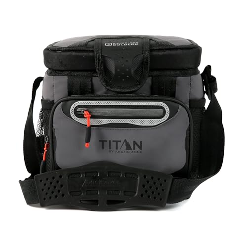 Titan by Arctic Zone Zipperless Soft Sided Cooler with HardBody Liner and SmartShelf, Insulated Bag...