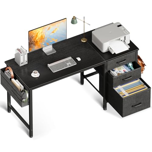 office computer desk with drawers