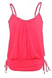 Aleumdr Womens Blue Retro Swimdress Swing Strap Tankini Swim Top XXXL