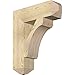 Ekena Millwork BKT06X22X26LEC04RDF Legacy Craftsman Bracket, 22"D x 26"H, Rough Sawn Douglas Fir